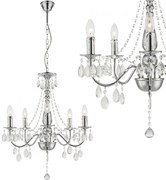 LAMPA SUFITOWA WISZĄCA EBT014-5CP CHROM