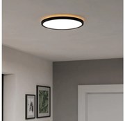 Eglo 901438-LED Plafon łazienkowy ROVITO 13,9W/230V pr.30cm IP44 czarny