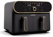 Klarstein AuraAir 1700W 11L Air Fryer Dual Czarna/Złota