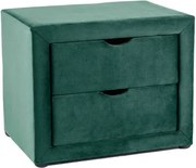 Szafka nocna ET-002 VELVET zielona SIGNAL