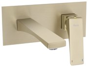 Bateria Umywalkowa Podtynkowa REA Joe Złota Szczotkowana