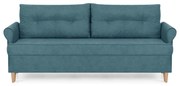 Kanapa sofa 3 os z funkcją spania ELITE Turkusowy