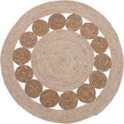 Dywan do salonu okrągły w stylu boho, Ø 80 cm