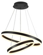 LED regulowany żyrandol na linkach LED/135W/230V 3000-6500K + DO