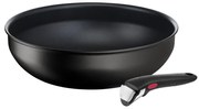 Patelnia z powłoką nieprzywierającą/z odpinaną rączką aluminiowa ø 26 cm INGENO Eco Resist L3979302 – Tefal