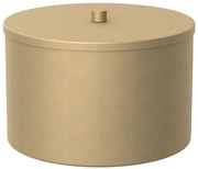 Metalowe pudełko do przechowywania 12x17,5 cm złoty
