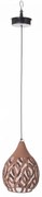 Solarna wisząca lampa zewnętrzna LED (wysokość 19.5 cm) – LDK Garden