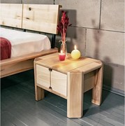 Stolik nocny 50x38x35 cm naturalny Loft