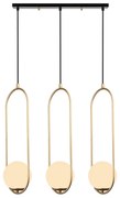 Lampa wisząca w kolorze złota Squid Lighting Arch, wys. 146 cm
