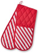 Bawełniana podwójna rękawica kuchenna Candy Cane – Catherine Lansfield