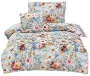 Pościel jednoosobowa z mikrosatyny 3-częściowa 140x200 cm Rachel – My House