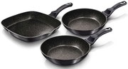 Zestaw patelni z powłoką granitową 3 sztuki R6-A47