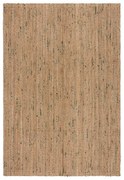 Zielono-naturalny dwustronny dywan z juty tkany ręcznie 120x170 cm Jute Boucle Green – Flair Rugs