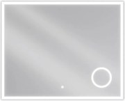 Mexen Kala lustro łazienkowe podświetlane z lusterkiem kosmetycznym 100 x 80 cm, LED 6000K, antypara - 9820-100-080-611-00