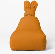 Musztardowa pufa ze sztruksu FUNNY BUNNY