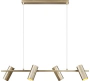 Nordlux - Żyrandol na linkach ALANIS 4xGU10/15W/230V mosiądz