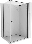 Mexen Mist-F kabina prysznicowa składana prawa 75 x 70 cm, transparent, czarna - 8A6T-075-070-70-00-P