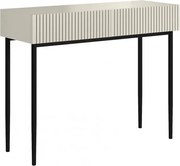 Toaletka Nicole 100 cm z szufladami - kaszmir / czarne nóżki