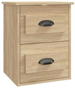 Szafka nocna ścienna z szufladami dąb sonoma Z0-E47