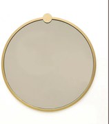 Lustro Gold Metal Ayna 60 cm