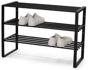 Czarny metalowy regał na buty Rex – Spinder Design