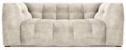 Beżowa aksamitna sofa Windsor &amp; Co Sofas Vesta, 208 cm