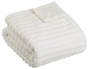 Biały koc z mikropluszu 130x160 cm Fur Velvet – Casa Selección