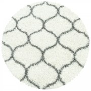 Dywan shaggy Salsa koniczyna kremowy 80 cm x 80 cm koło