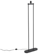 Nowoczesna lampa podłogowa czarna - Thijmen