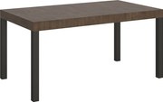 Stół rozkładany 160/244x80 cm Everyday orzech nogi antracytowe