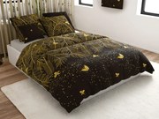 PrzytulneMieszkanie.pl PrzytulneMieszkanie.pl Pościel z mikrowłókna VISATA czarna Rozmiar pościeli: 70 x 80 cm | 140 x 200 cm