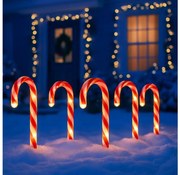 ZESTAW 5x LED Zewnętrzne dekoracje świąteczne LED/2W/230V IP44 czerwone