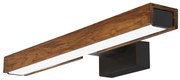 Brilagi-LED Łazienkowe oświetlenie lustra WOODY MIRROR LED/8W/230V IP44 dąb/czarny