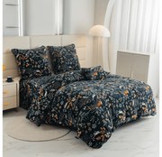 PrzytulneMieszkanie.pl PrzytulneMieszkanie.pl Pościel z mikropluszu THE FOX AND THE HARE ciemnozielona Rozmiar pościeli: 70 x 90 cm | 140 x 200 cm