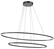 Redo 01-3343 - ściemnialny żyrandol LED na lince LEO LED/115W/230V czarny