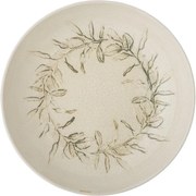 Kremowa kamionkowa miska ze świątecznym motywem 450 ml Hollie – Bloomingville