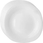 Altom Zestaw talerzyków deserowych ze szkła opalowego White harmony 21,5 cm, 6 szt.