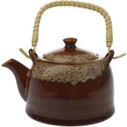 Ceramiczny dzbanek do herbaty 850 ml, beżowy