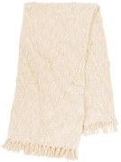 Kremowa bawełniana narzuta na łóżko dwuosobowe 250x260 cm Sahara – Tiseco Home Studio