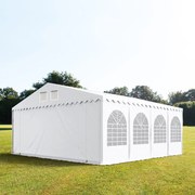 TOOLPORT XXL 8x8m Namiot imprezowy - 2,6 m wysokość ścian bocznych, PVC 800, biały - (5200)