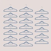 Zestaw 20 Wieszaków Palou Azul Grisáceo - Sklum