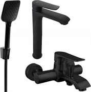 Mexen Pecos R62 zestaw wannowy, czarny - 72713R62-70
