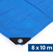 Uniwersalna osłona z siatką, PE, 100 g/m2, 8 x 10 m