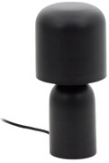 Czarna lampa stołowa z metalowym kloszem (wysokość 28 cm) Monze – Kave Home
