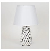 Lampa stołowa 1xE14/40W/230V biały/srebrny