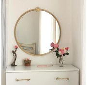 Lustro ścienne AYNA 60 cm złote