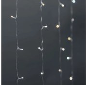 Nedis WIFILXC02W200 - Kurtyna świetlna LED bożonarodzeniowa 200 diod LED / 11 trybów 6 m IP65 Wi-Fi Tuya