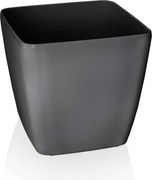 Flower Lover Osłonka na doniczkę Quadrato Easy antracyt, 24 cm