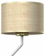 Kinkiet, rattan, podwójny, boho MARSHALL WHITE / RATTAN 1xE27 + 1x mini GU10