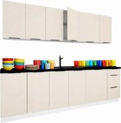 Zestaw mebli kuchennych beż piaskowy R8-F34